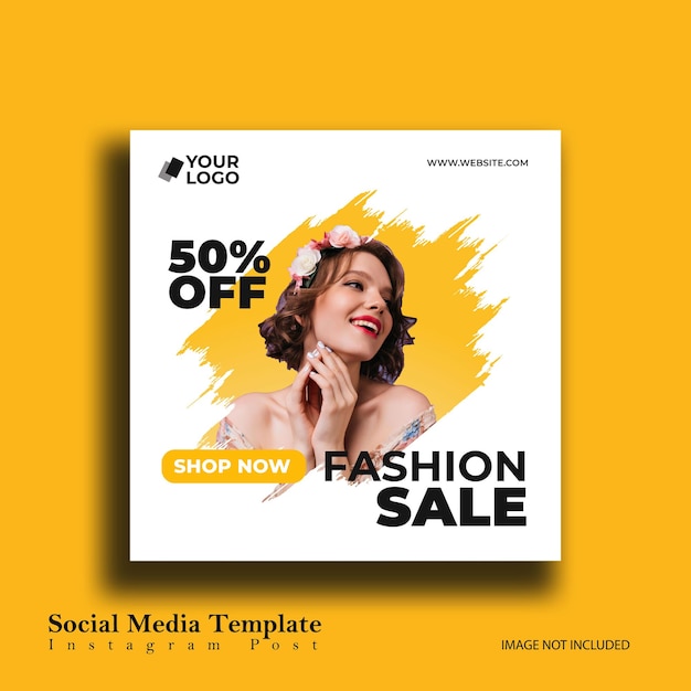 Fashion Sale Social Media Post Template