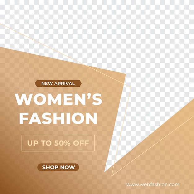 Fashion sale social media post templates. Premium vector