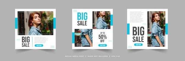 fashion sale social media post