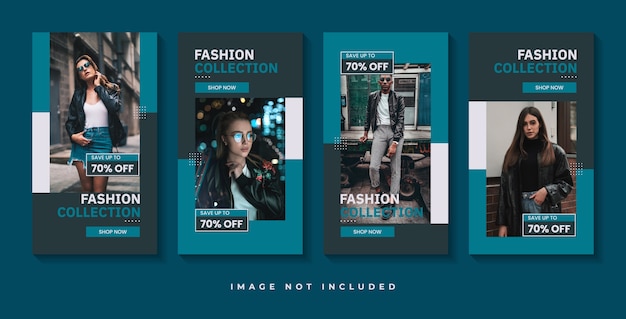 Fashion sale social media stories template