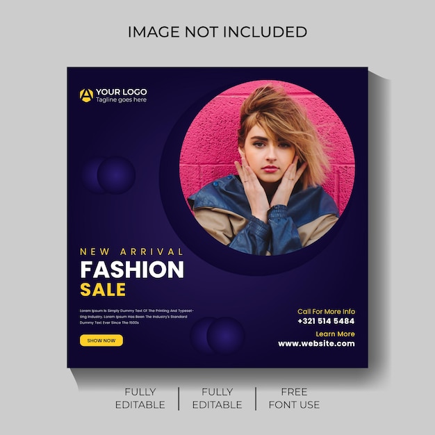 Fashion Sales Banner Post Design