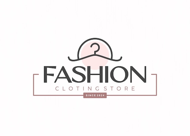 Fashion shop business logo template