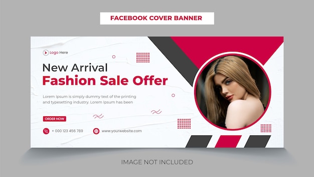 Fashion social media banner, Facebook Banner, or web template Premium vector