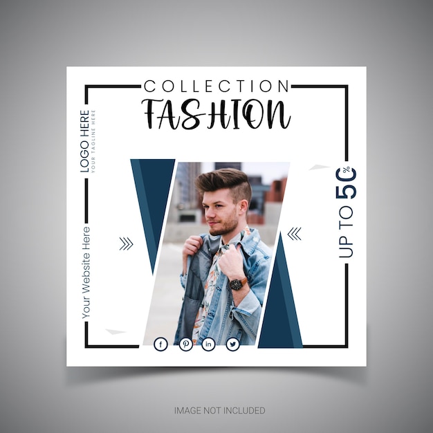 fashion social media post design