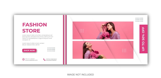 Fashion social media post template