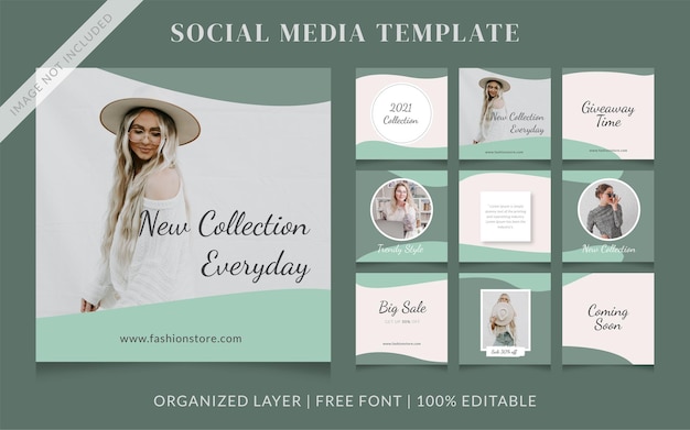 Fashion Social Media Sale Post Template  