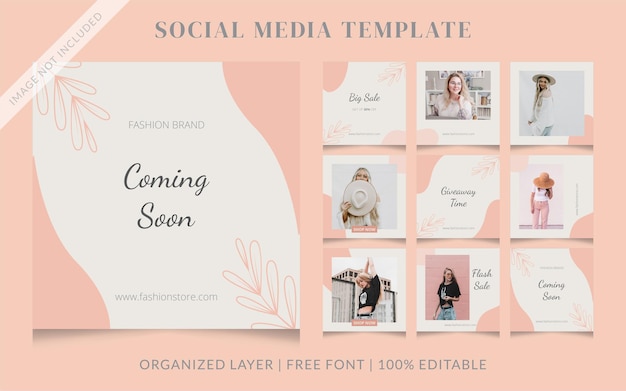 Fashion Social Media Sale Post Template  