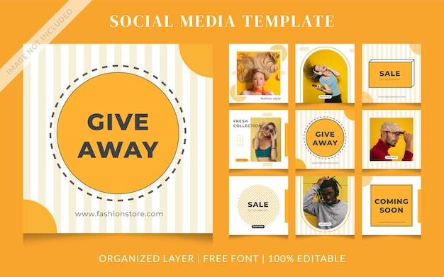 Fashion Social Media Sale Post Template  