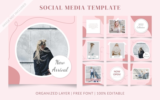 Fashion Social Media Sale Post Template  