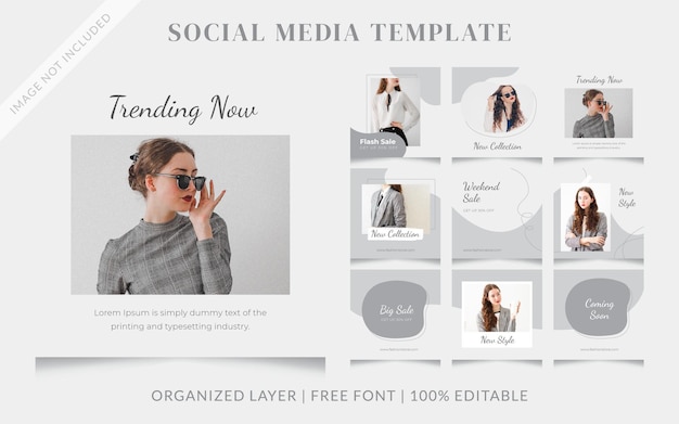 Fashion Social Media Sale Post Template  