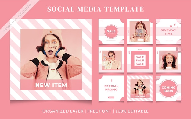 Fashion Social Media Sale Post Template  