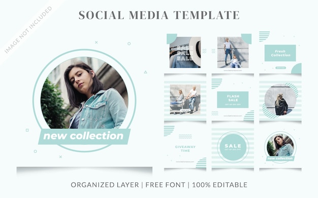 Fashion Social Media Sale Post Template  