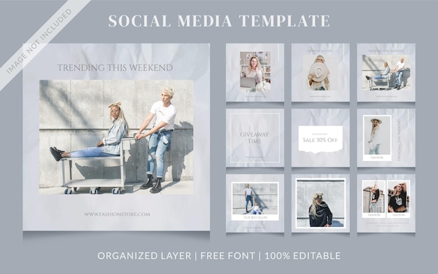 Fashion Social Media Sale Post Template  