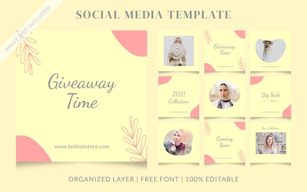 Fashion Social Media Sale Post Template  