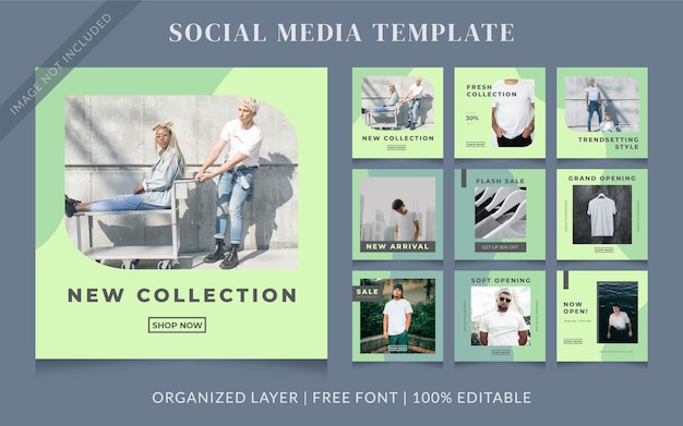 Fashion Social Media Sale Post Template  