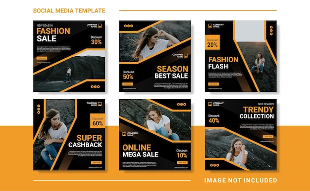 Fashion social media stories template