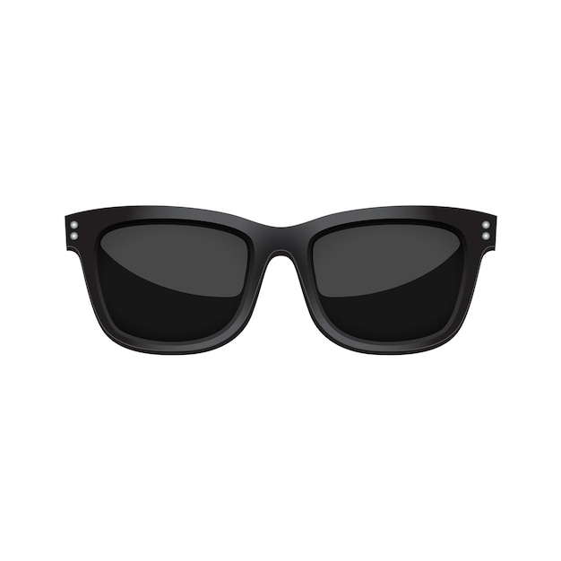 Fashionable dark summer sunglasses