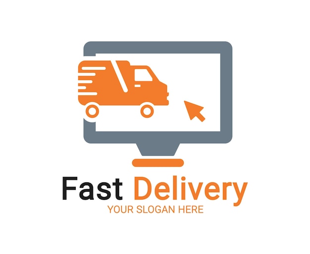 Fast Delivery logo Express delivery logo template