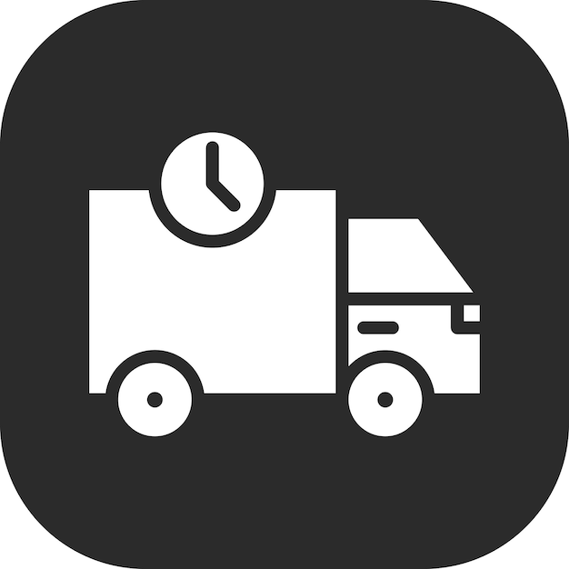 Fast Delivery vector icon illustration of Food Delivery iconset