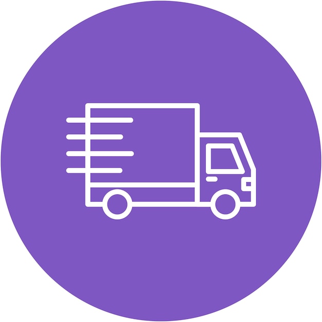 Fast Delivery Vector Illustration Style