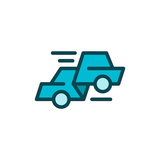 Fast Flip Car Finance Logo Vector