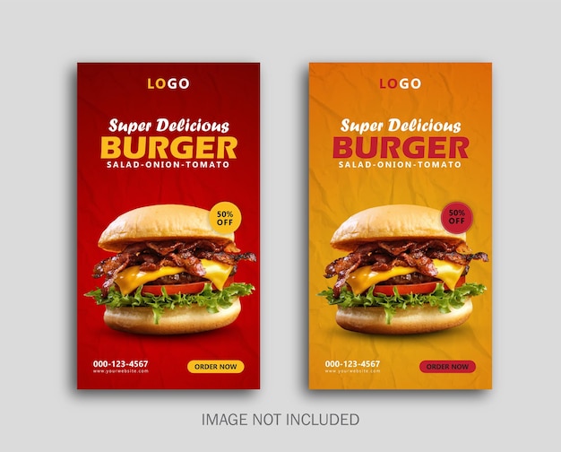 Fast Food Banners design eps