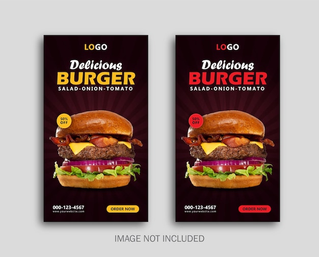 Fast Food Banners design eps