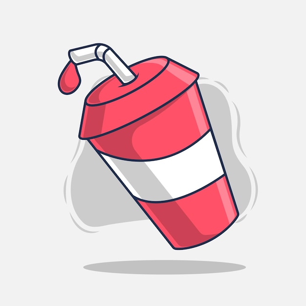 Fast food drink icon vector illustration