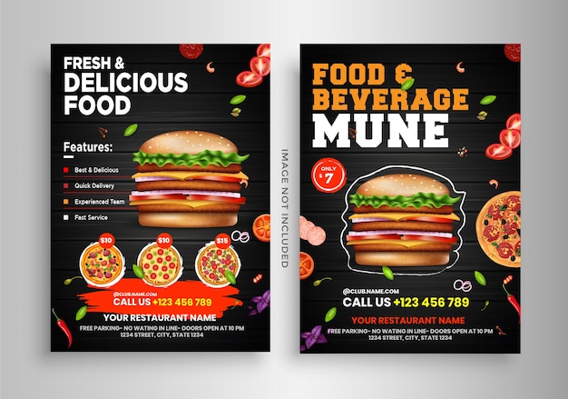 Fast Food Flyer Design