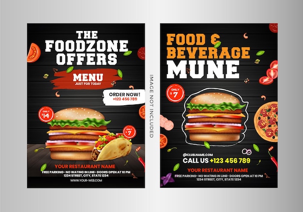 Fast Food Flyer Design