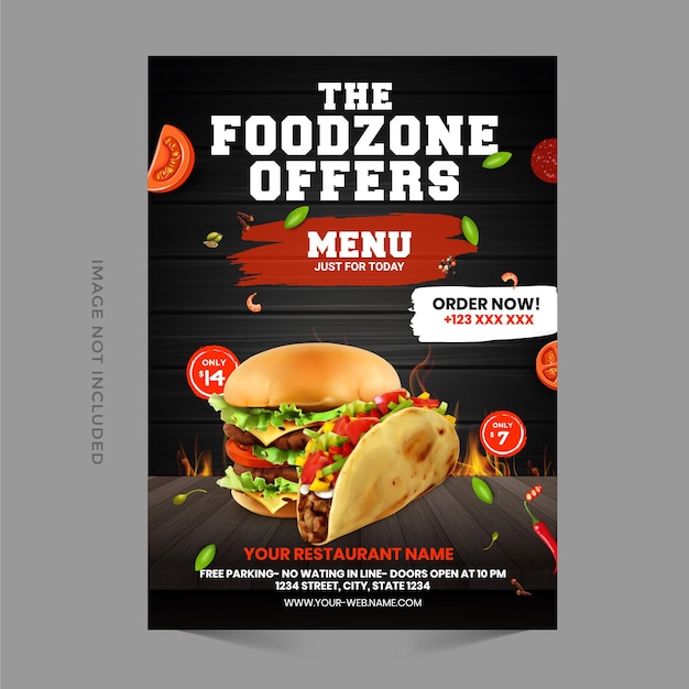 Fast Food Flyer Design