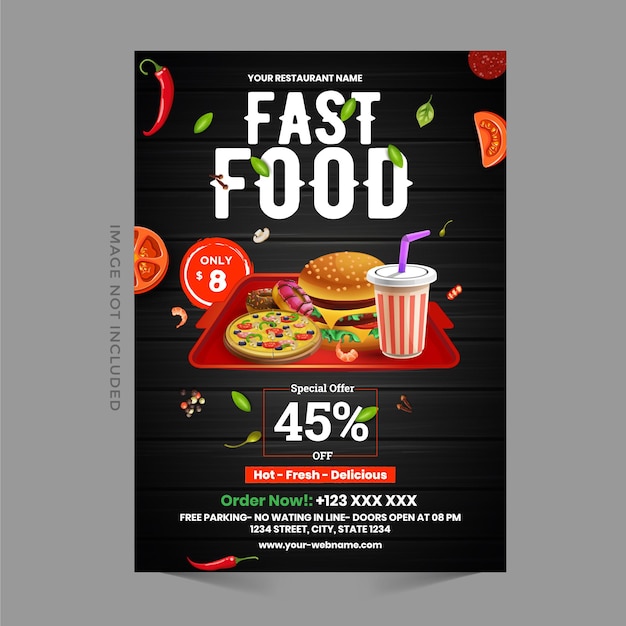 Fast Food Flyer Design