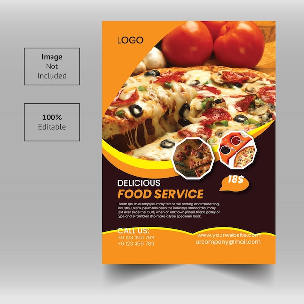 Fast Food And Restaurant Menu Flyer design