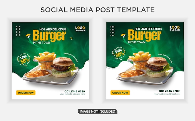 Fast Food Social Media Post