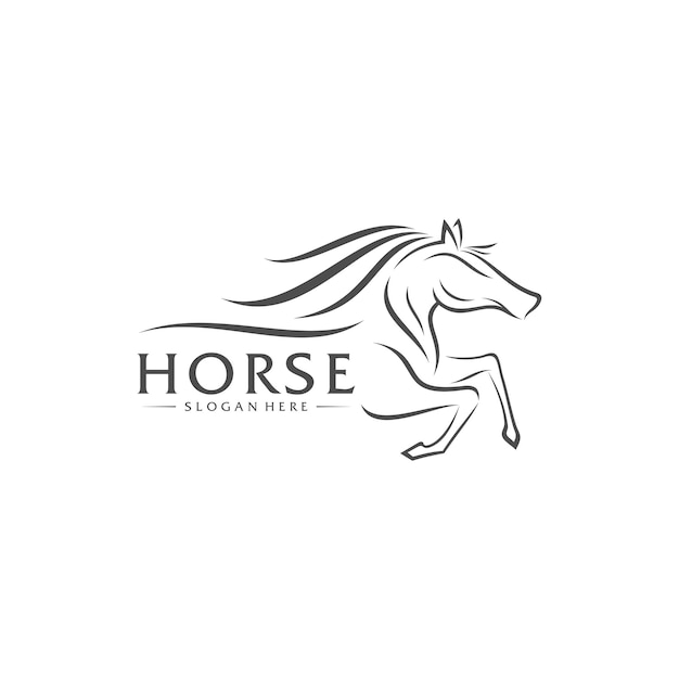 Fast Horse logo Design Vector Creative design Template illustration