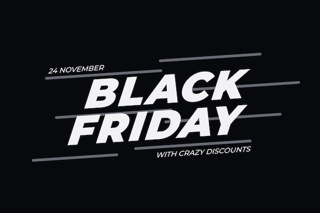 Fast or motion Black Friday post design