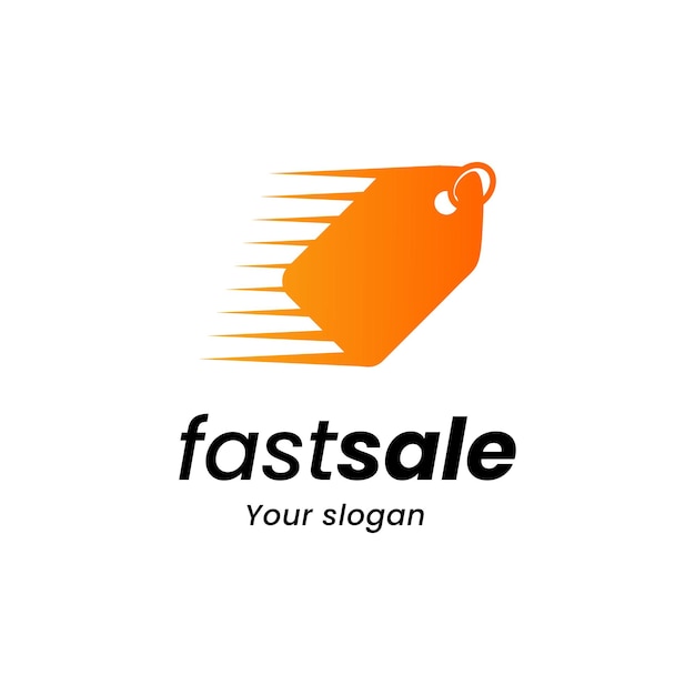 fast sale logo design template