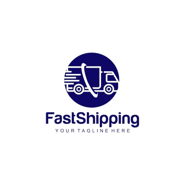 Fast shipping logo