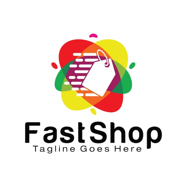 Fast Shop logo design template