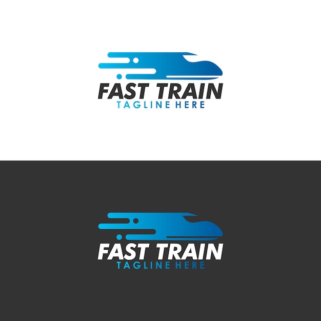 Fast train logo icon vector isolated