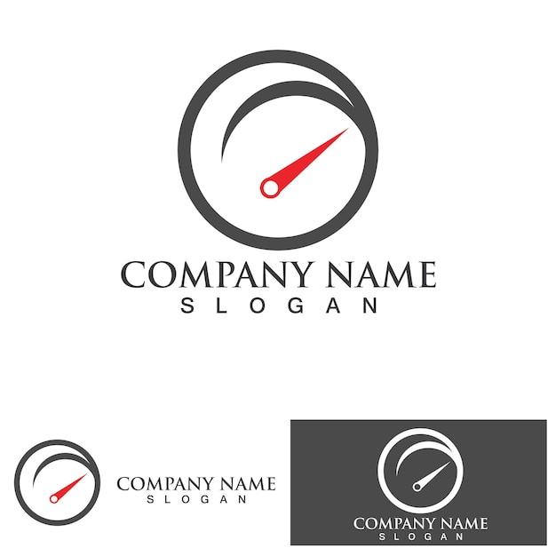 Faster Logo Template vector icon