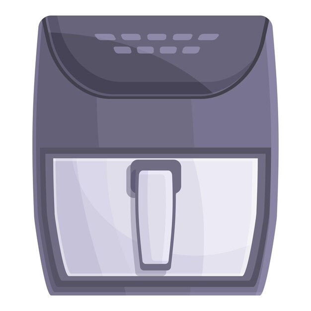 Vector fat air fryer icon cartoon vector fry cook cooking oven