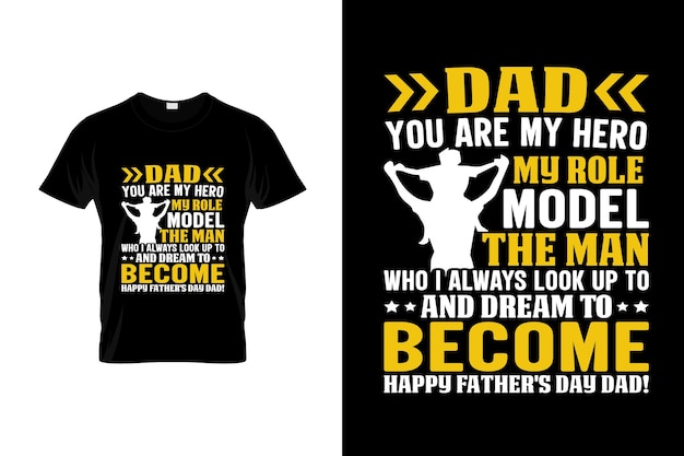 Father Day TShirt Design or Father Day poster Design Funny Father Quotes Father Typography