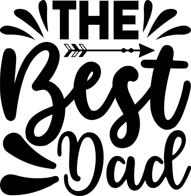 Vector father's day craft svg design