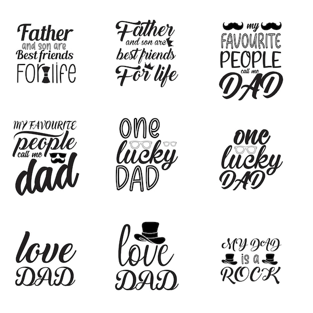 FATHER'S DAY SVG T SHIRT DESIGN BUNDLE