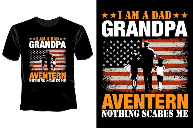 Father's Day T Shirt Design Template