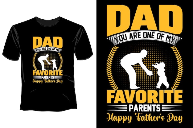 Father's Day T Shirt Design Template