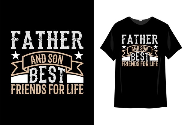 Father's day t shirt design typography