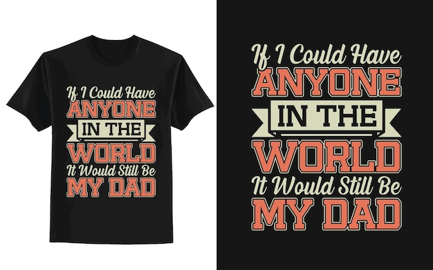 Father's day t shirt design