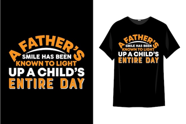 Father's day typography t shirt design